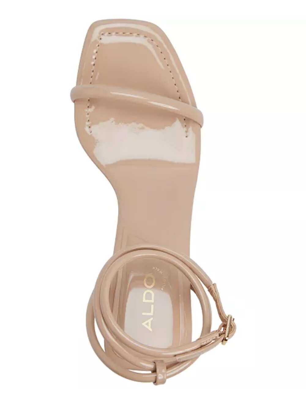 NEW ALDO DIME ANKLE STRAPPY SANDAL IN BONE WOMENS 7 - Picture 4 of 17